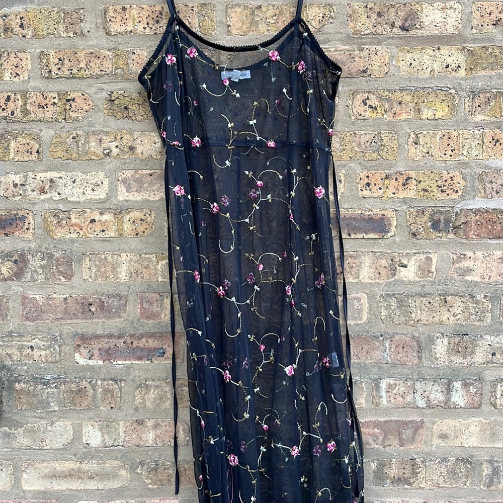 Beautiful Black Lace Rose Dress!!